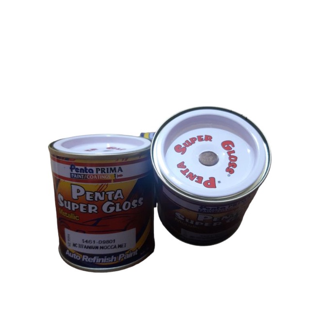 cat duco penta nc titanium mocca metallic super gloss / coklat metallic 200gram