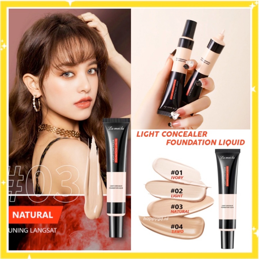 LAMEILA Light Concealer Foundation Liquid Natural Clear BB Cream LA028 3085