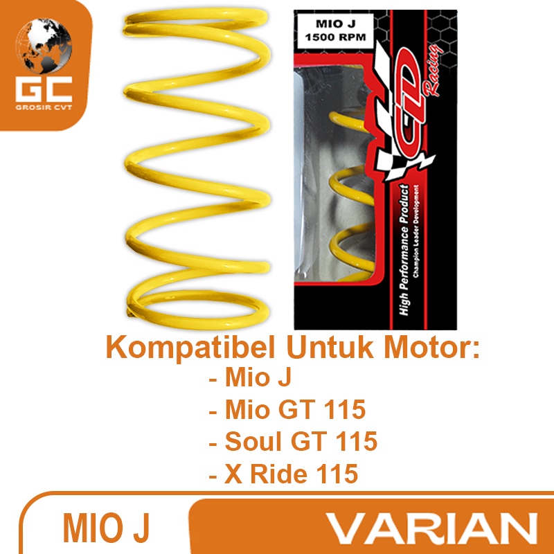 Per CVT Puli Pully Racing Yamaha Mio M3 S Z GT X-Ride Fino Freego Gear Fazzio 125 1500 RPM CLD