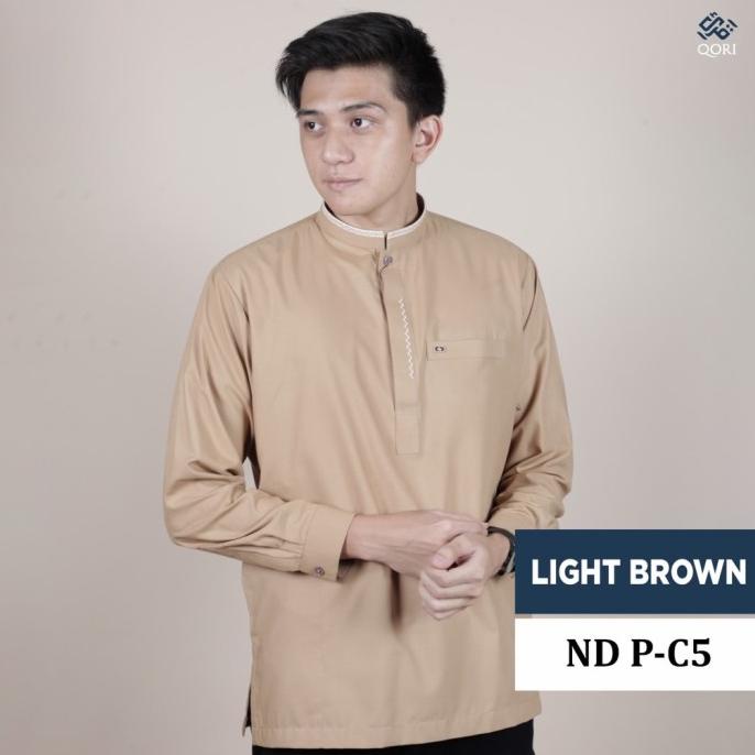 Qori Apparel Baju Koko Casual Nadim (Lengan Panjang)