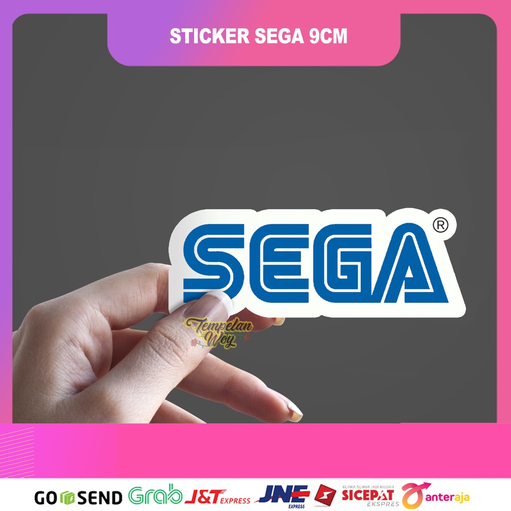 

Sticker logo sega berbahan vinyl stiker tempel satuan
