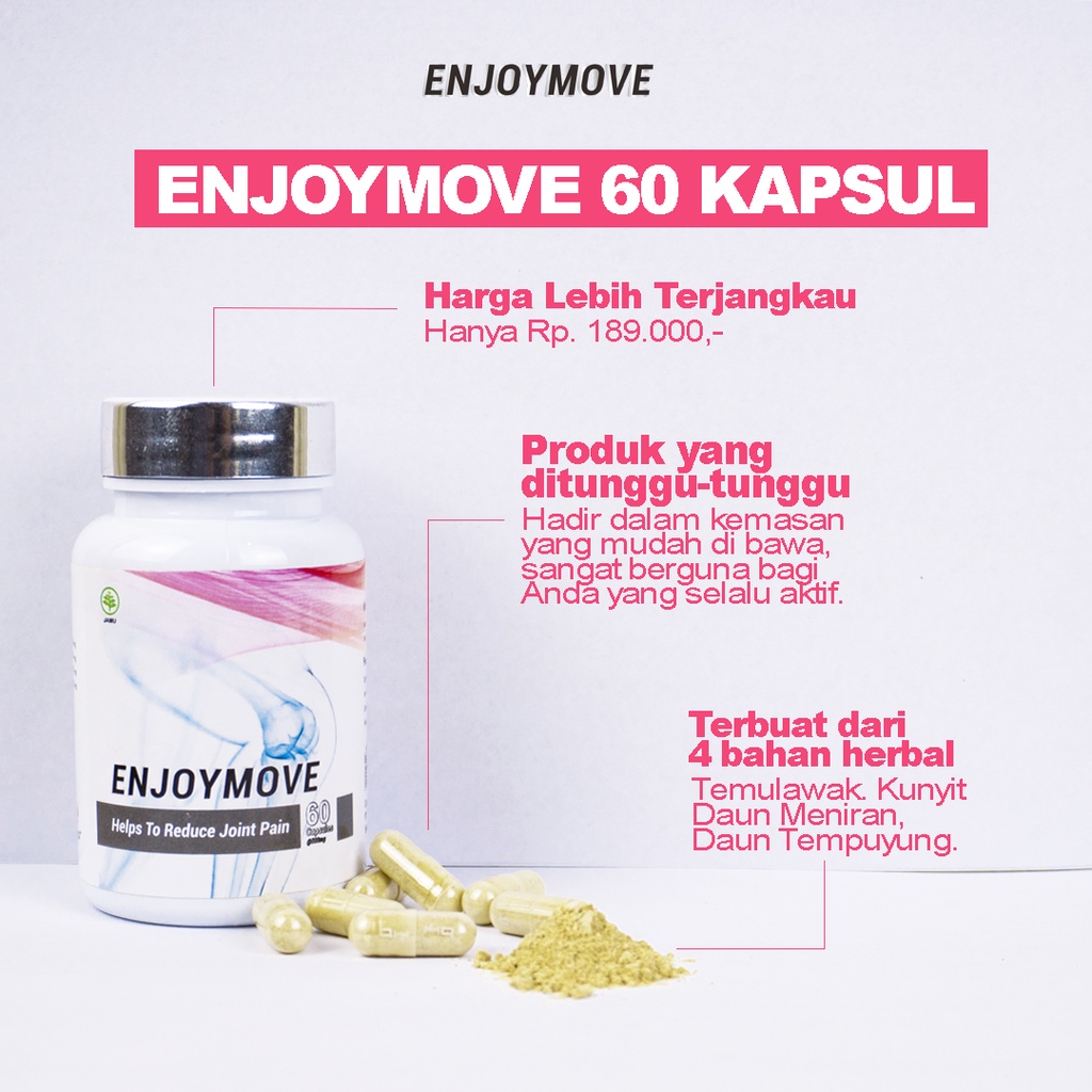 ENJOYMOVE OBAT SYARAF KEJEPIT TERJEPIT NYERI SENDI ASAM URAT REMATIK NERFOVIT SPRAY ASLI BPOM