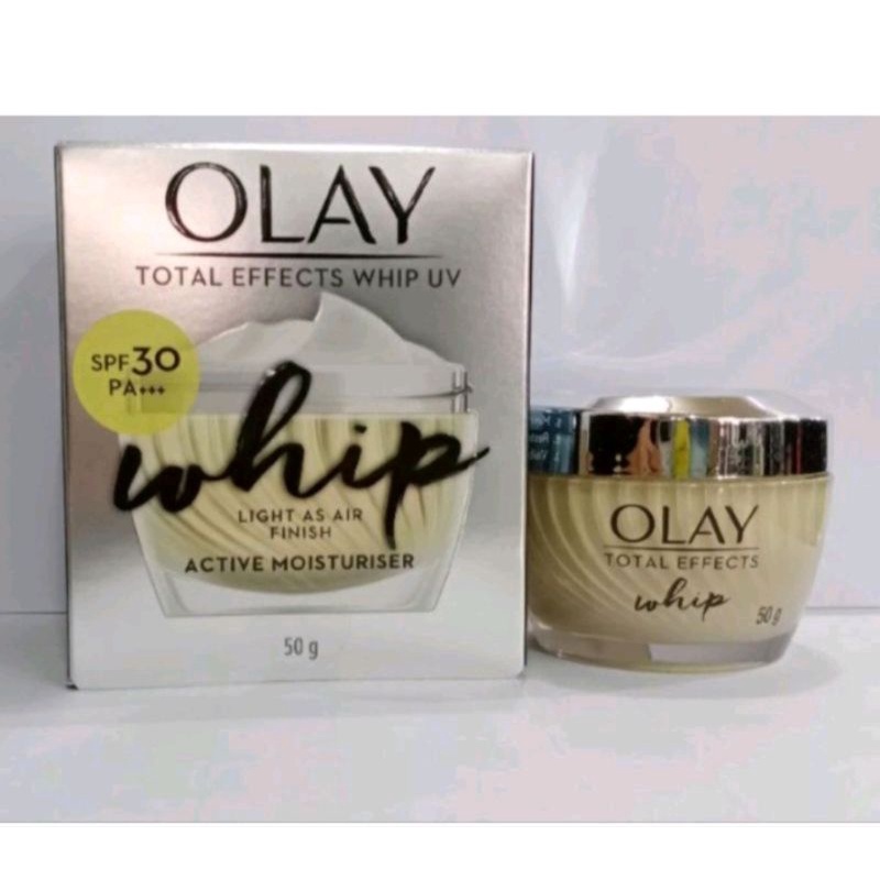 olay total effect whip active moisturizer uv cream spf 30 50gr