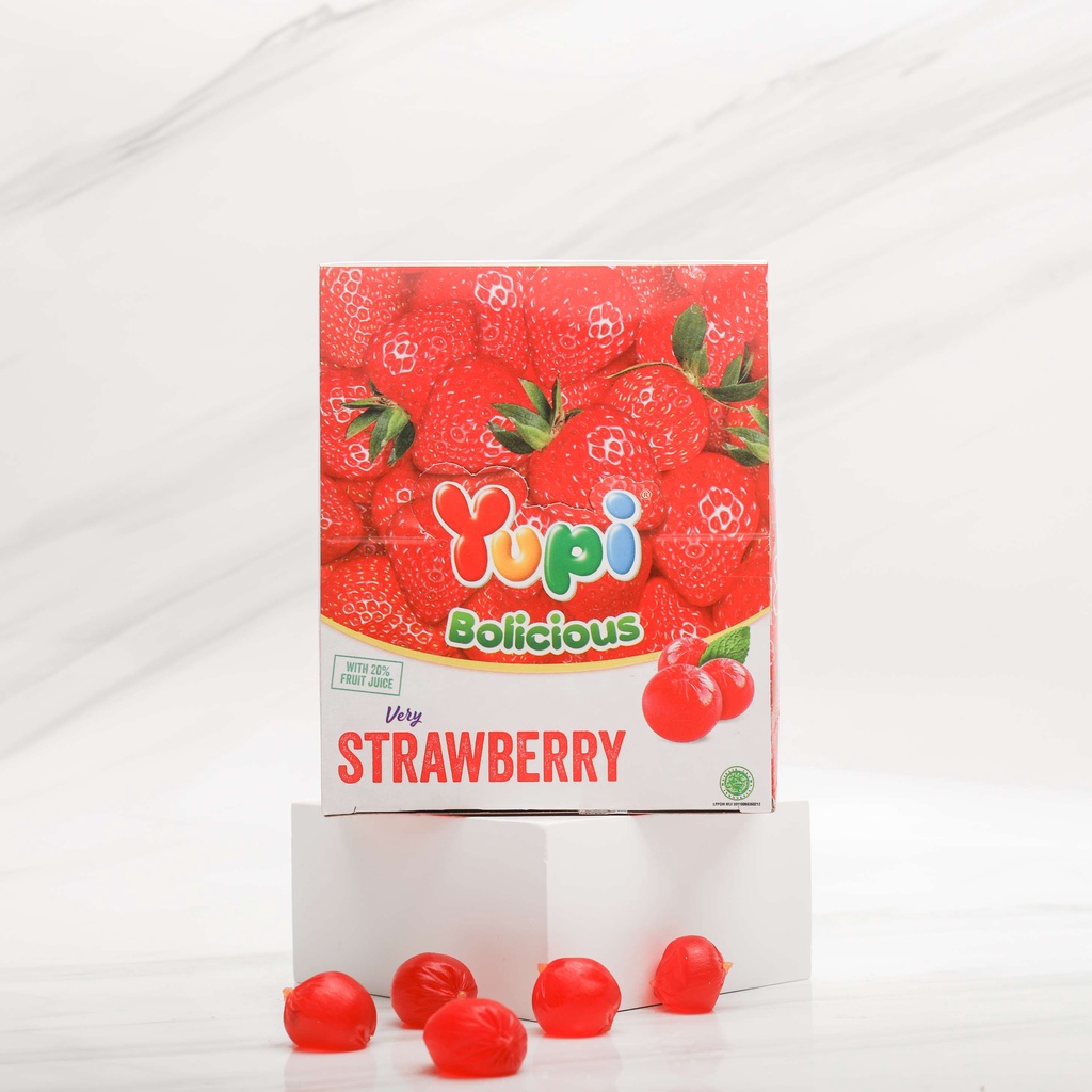 

Yupi Bolicious Strawberry Lychee (satuan) Yupi Little Star