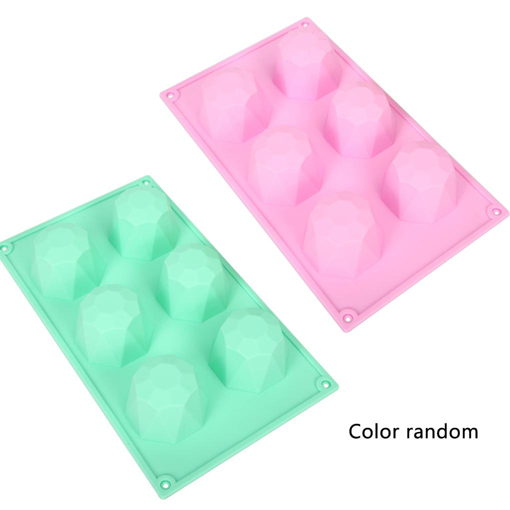 Crystal Sphere Silicone Sabun Cetakan Bakeware Alat Dekorasi Kue Puding Jelly Coklat Fondant Mold Bentuk Bola Alat Biskuit
