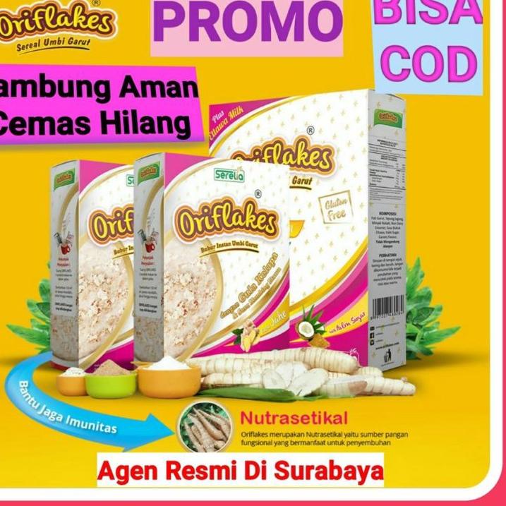 

Limited | KP8 | Oriflakes Sereal Umbi Garut Solusi Asam Lambung Maag Gastro Gerd 350 Gram, Oriflakes Asli