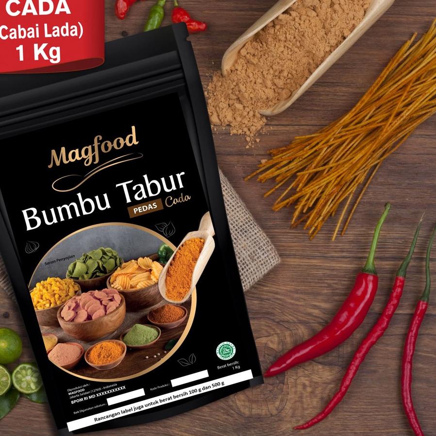 

➷ Magfood Bumbu Tabur Pedas Cada (Extra Pedas) 1 KG ➷