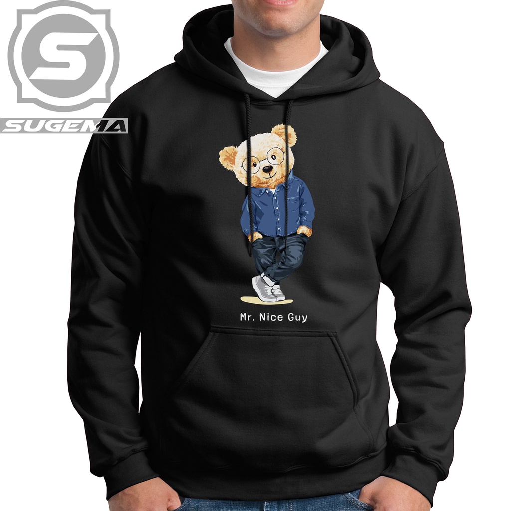 Sweater Hoodie Jumper Bear Mr. Nice Guy