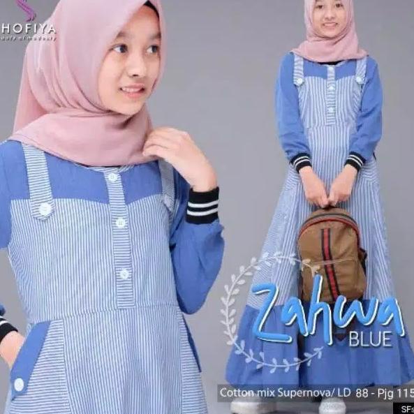 Paling Laris ZAHDRESS/Gamis anak tanggung /Baju anak remaja/Pakaian anak perempuan/Gamis anak 4th-16
