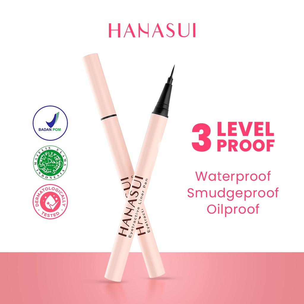 HANASUI EYETRACTIVE LINER PEN - EYELINER HANASUI MURAH