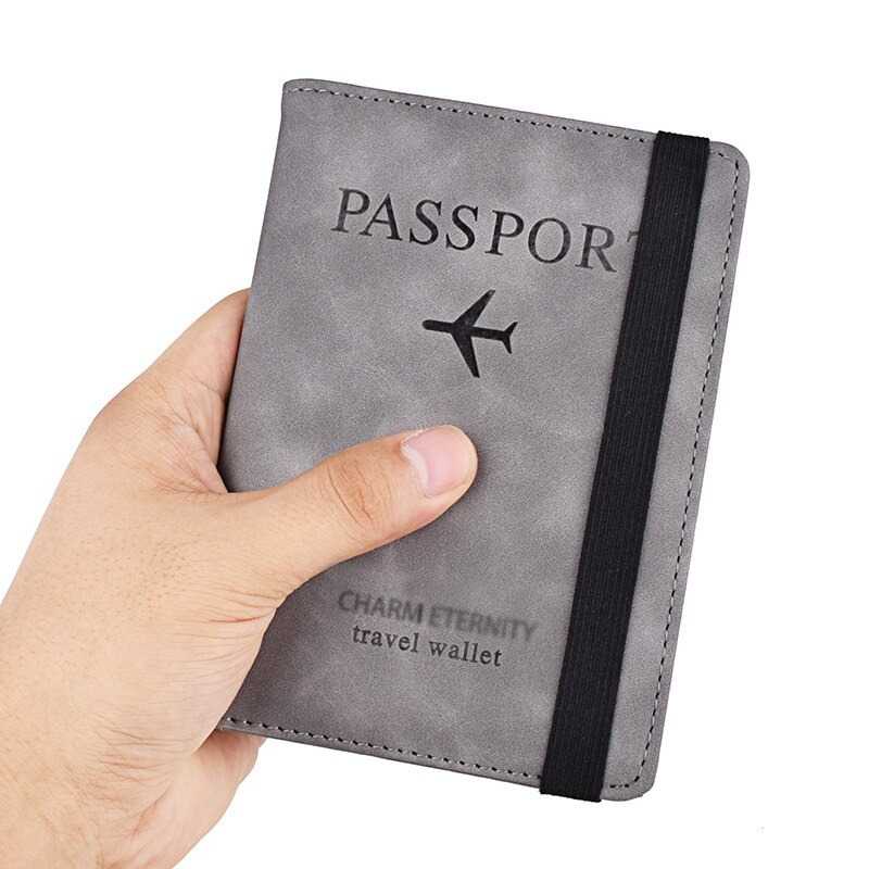 Dompet Paspor Cover Card Holder Travel Wallet RFID Blocking Lux YXY799