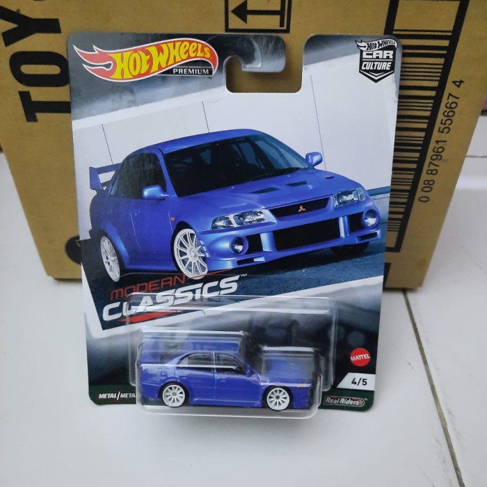 Diecast Hot Wheels Modern Classic Classics Mitsubishi Lancer Evolution Vi Biru