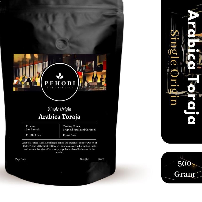 

❀ PEHOBI Kopi Arabica Toraja 500 gram ♥