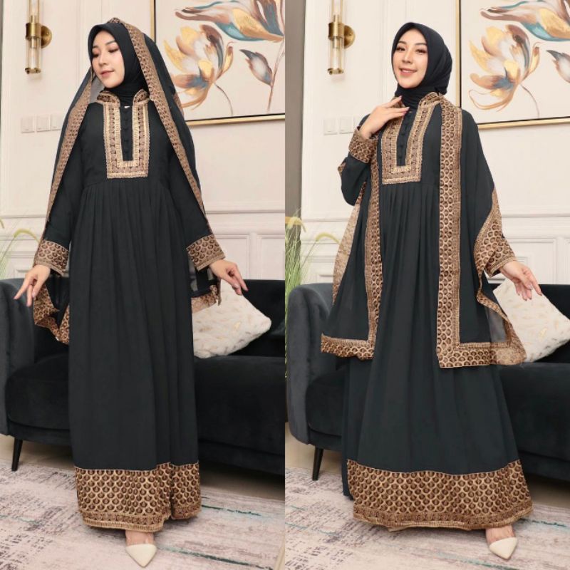 Gamis Kintani Selendang Original Pelangi Jaya Butik