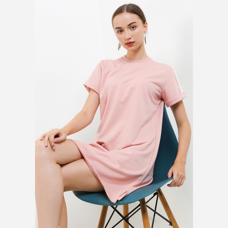 Tolliver Stripes Dress Wanita