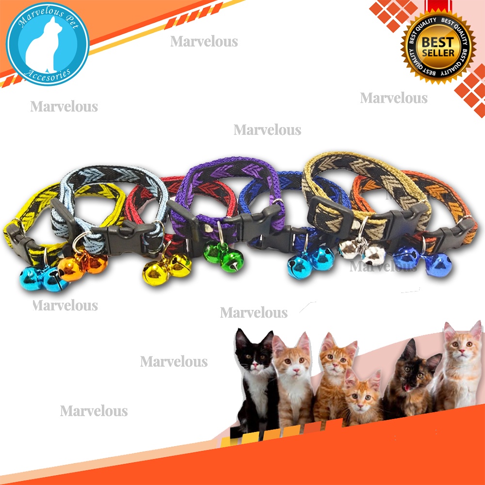 Kalung Kucing Anjing Lucu Murah Motif Panah Lonceng 12 mm 2 buah Aksesoris Kucing