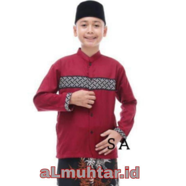 Terpercaya Baju koko anak remaja SD SMP | baju anak | koko anak lengan panjang