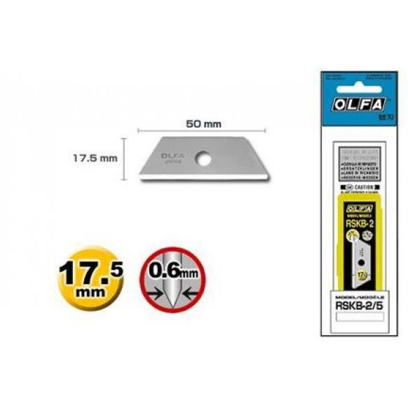 

Spare Blade 17.5mm Olfa RSKB-2/5 5PCSpare Blade Olfa RSKB-2/5B