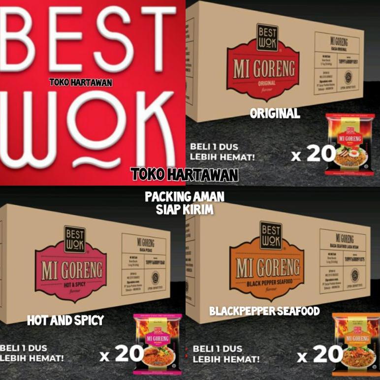 

I34 BEST SELLER √ Best Wok mie goreng 3 varian (original,spicy,blackpepper) karton dus 20pc HOT PRODUCT ↑