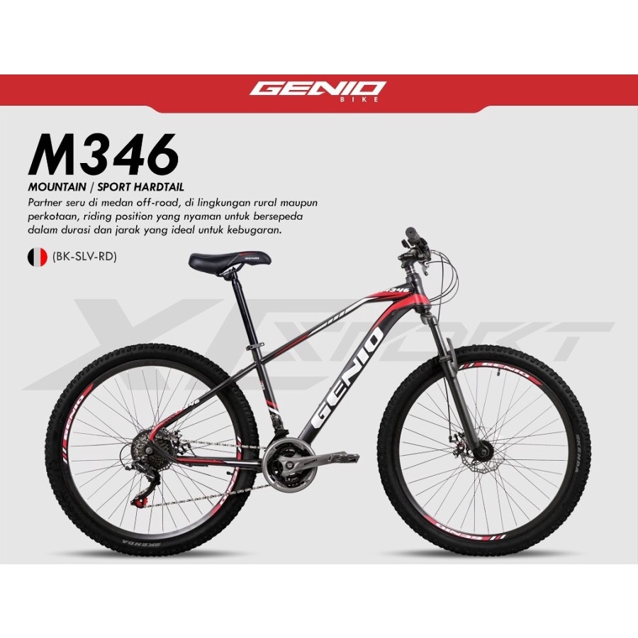 Sepeda GENIO MTB M 346 uk 27,5 inch 24 speed