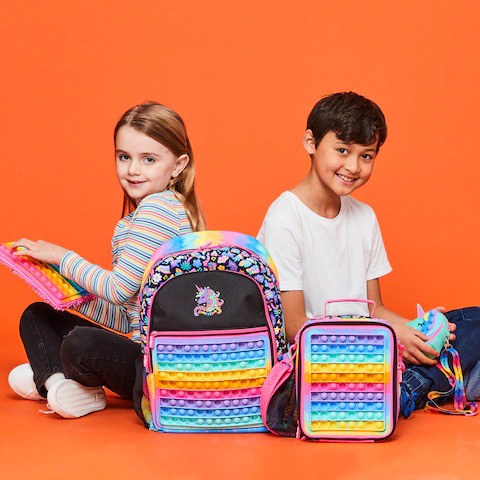 Smiggle Popem Popit Poppies Lunchbox With Strap