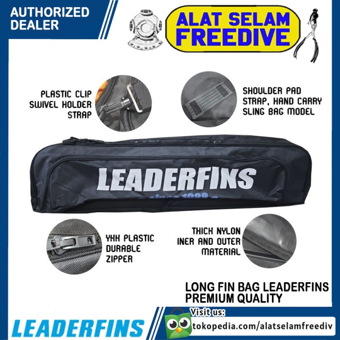 Terlaris Long Fin Bag Leaderfins Premium Freediving Spearfishing Tas Slempang