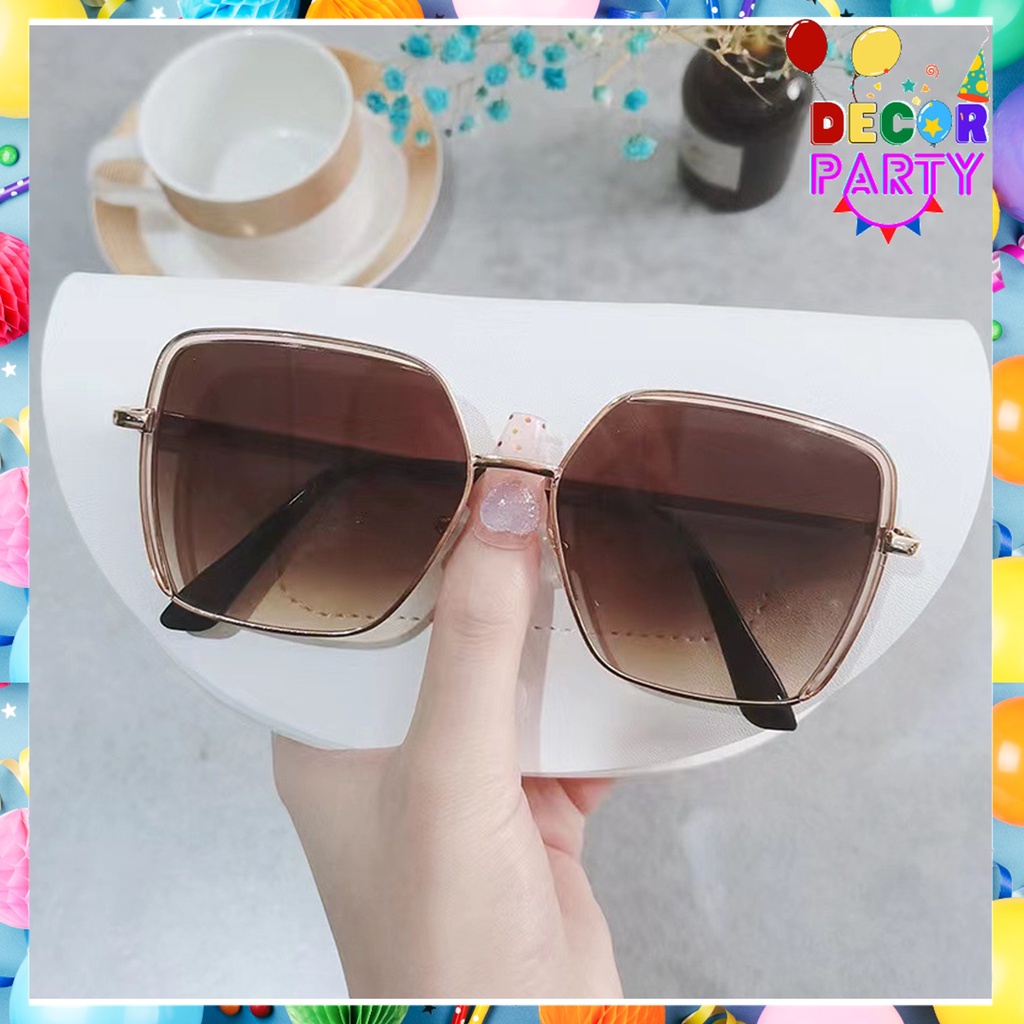 DP Kacamata Wanita Eyewear 6630 Kaca Mata Kotak Korean Sunglassess Gaya Korea Kekinian