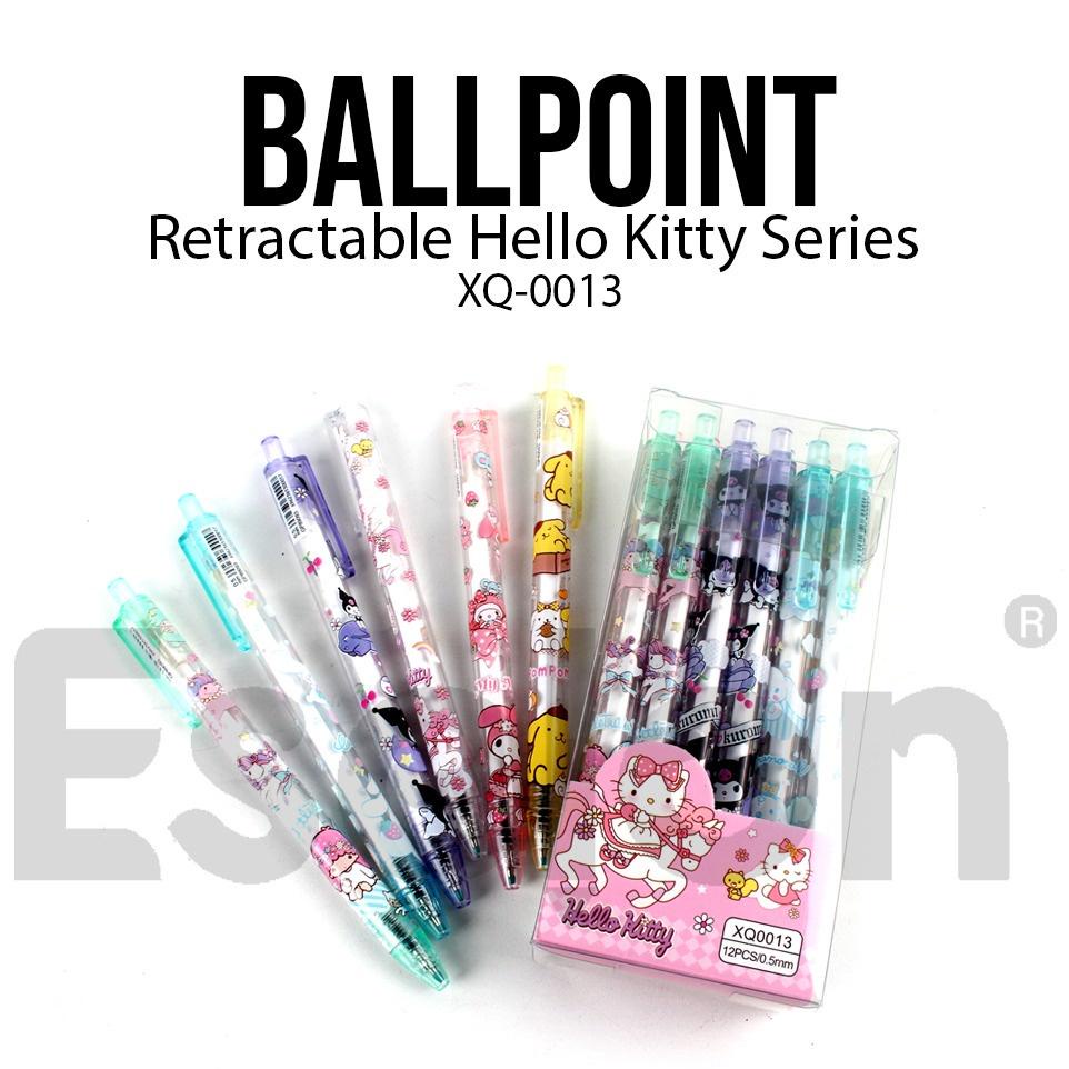 

G38 12pcs Pulpen Sanrio Fancy 80015 / 1pacl Pulpen Cetek Sanrio TERBARU ㄾ