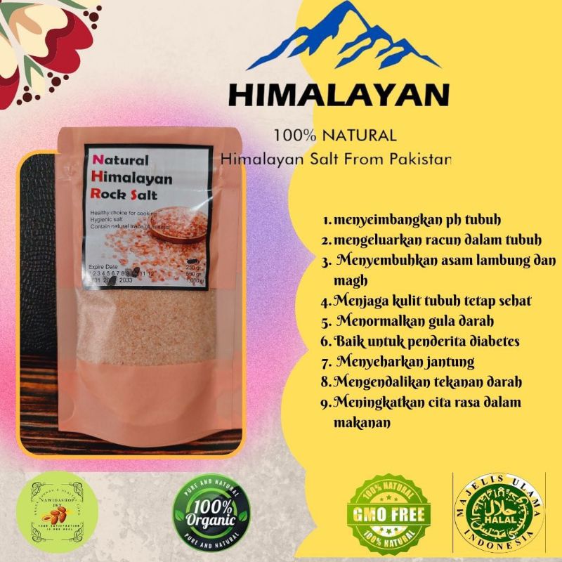 Garam Himalaya Himsalt Original Pakistan ukuran 1 Kg