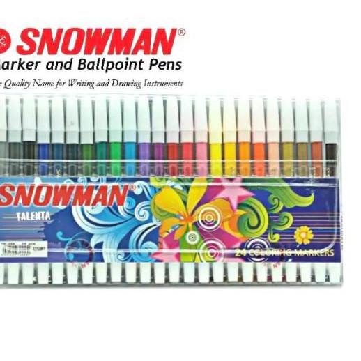 

Dijamin Awet SPIDOL SNOWMAN 24 WARNA Coloring Marker