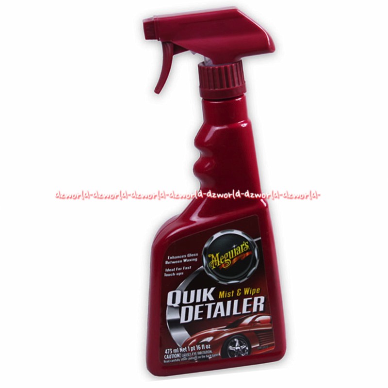 Meguiar's Quick Detailer 473ml Mist &amp; Wipe Cairan Pembersih Mobil Secara Cepat Mengangkat Noda Kotoran Poles Mobil Meguiars Kuik Detailers