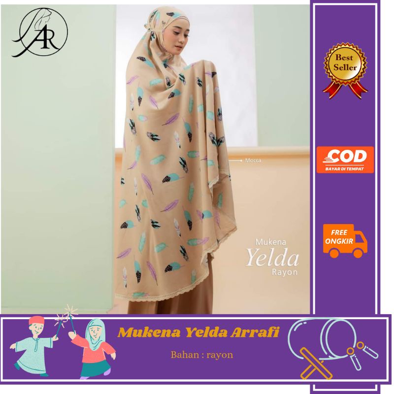 ARRAFI MUKENA YELDA ARRAFI //MUKENA MOTIF ARRAFI