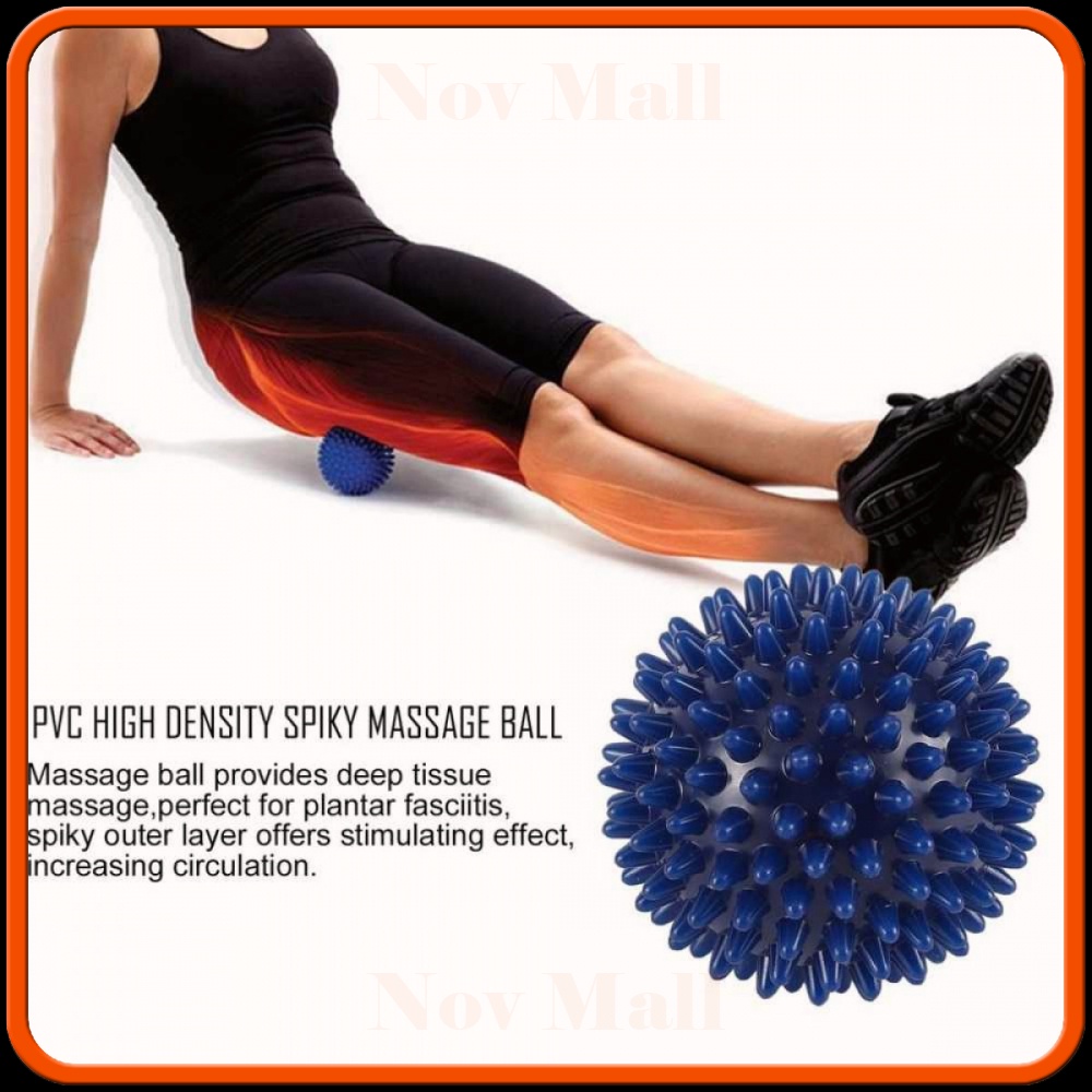 Bola Pijat PVC Spiky Massage Ball Sport Fitness 7.5cm -SP870