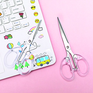 ⭐️𝐈𝐇𝐒 𝟗𝟖𝟐 𝐋𝐚𝐦𝐩𝐮𝐧𝐠⭐️Gunting Kertas Transparan Pemotong Kertas Scrapbooking Cutter Perlengkapan Kantor Sekolah