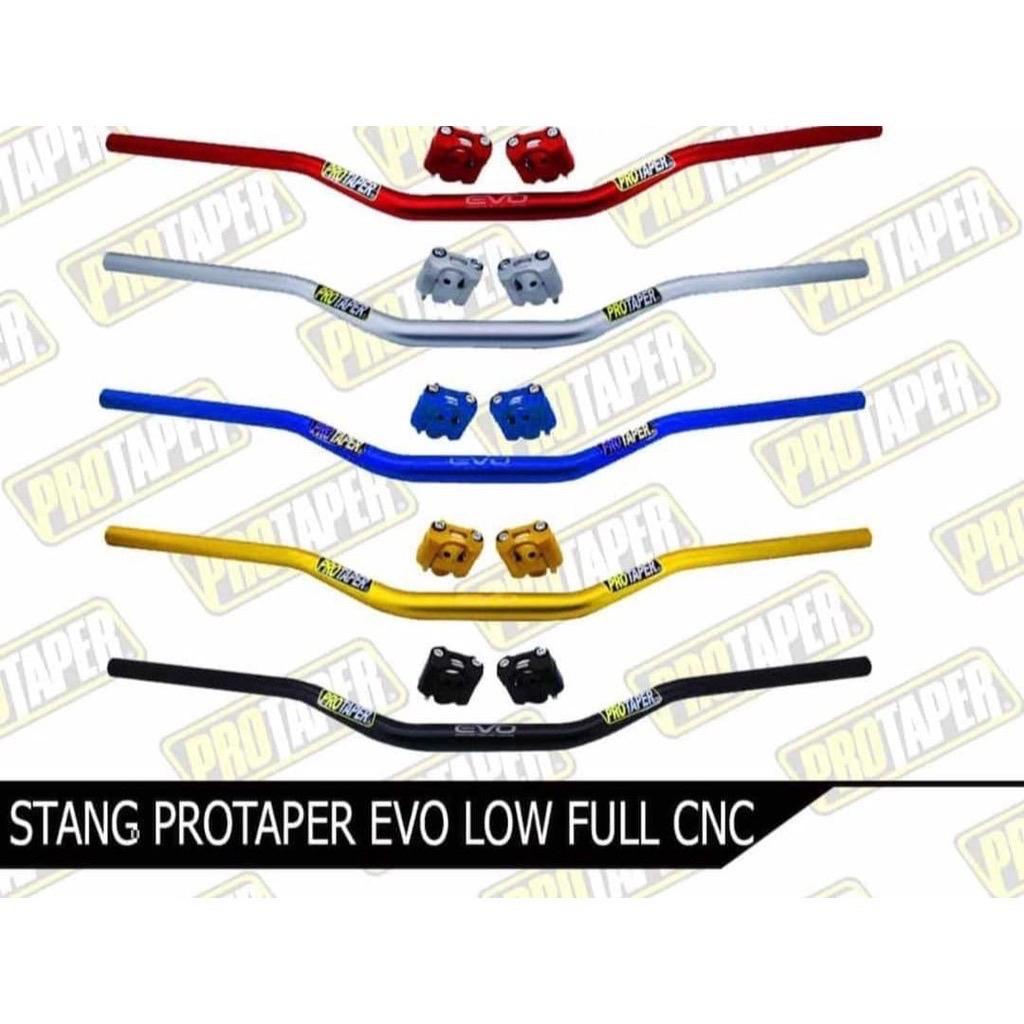 ( BISA COD ) Stang Protaper Evo Low Original Set Raiser, Klx, Crf, Wr155, Nmax, Pcx, Byson, Vixion, Tiger, Cb, Megapro, Glpro, Thunder, Xride, Beat Street, Universal