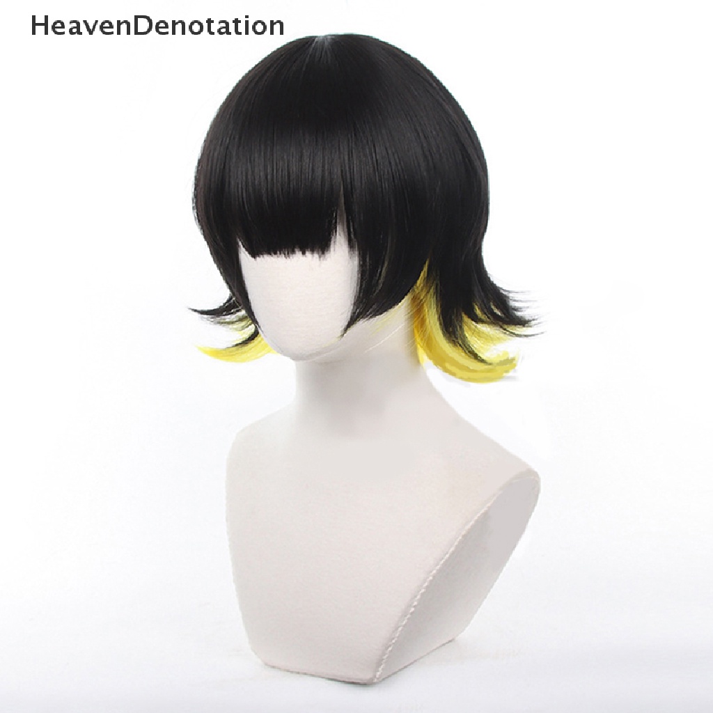 [HeavenDenotation] Anime Blue Lock Bachira Meguru Cosplay Wig Pria Tahan Panas Wig Karnaval Alat Peraga HDV