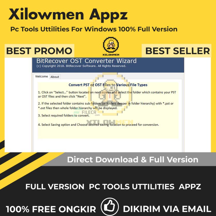 [Full Version] BitRecover OST Converter Wizard Pro PC Tools Software Utilities Lifetime Win OS