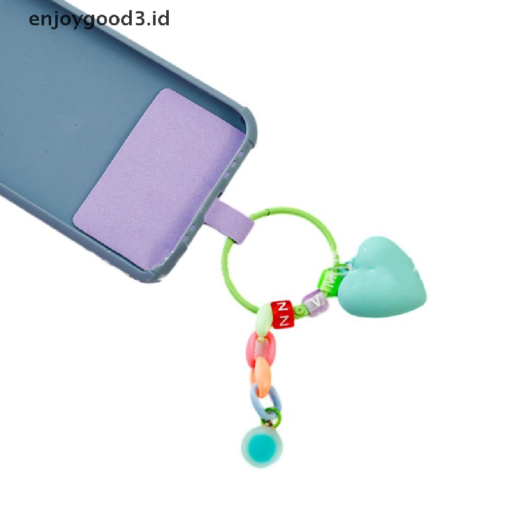 【 Rready Stock 】 Solid Color Detachable Necklace Mobile Phone Lanyard Clip For Mobile Phone Adjustable Patch Clip Snap Hanging Cord Rope Fixed Card Simple Durable （ ID ）