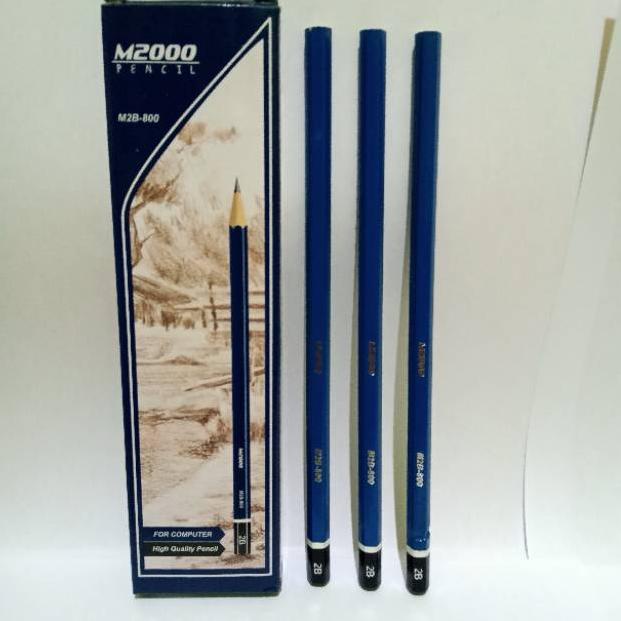 

D78 SELUSIN ( 12 PCS ) Pensil 2B Raut Murah M2000 / Montana Pencil Murah / Station 1 SUPER LARIS れ