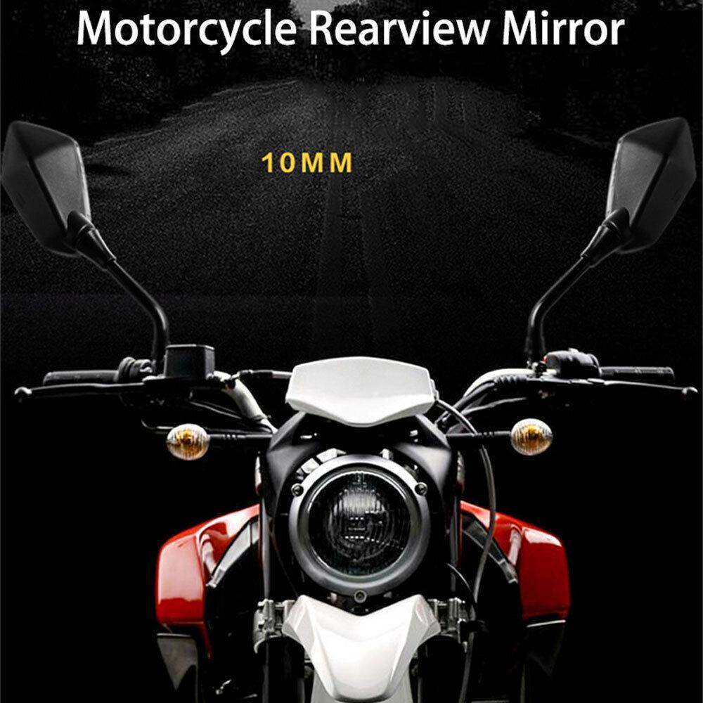 POPULAR 1pasang E Bike Mirror Adjustable Aksesoris Reflektor Cermin Sepeda