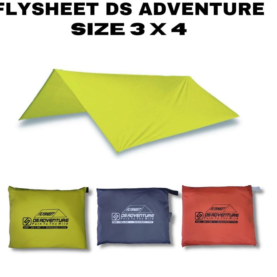 Surprise flysheet 3x4 DS Adventure traptrent bushcraft / flysheet 4x3meter / flesit 3x4 / flyshet 3x