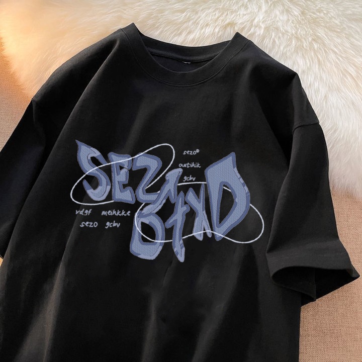 RDGF official shop  2023 versi Korea baru  kemeja leher bulat