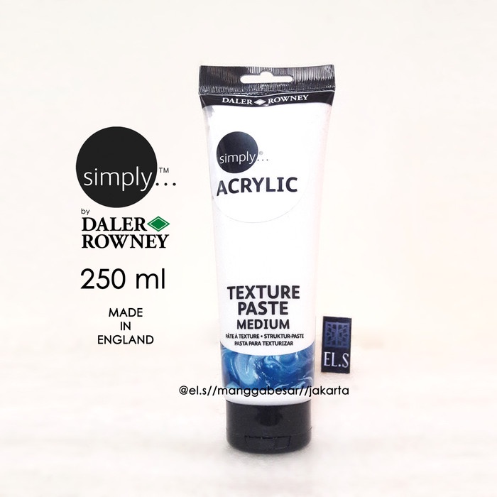 

Daler Rowney Simply Acrylic Texture Paste Medium 250 Ml (Cat Acrylic)