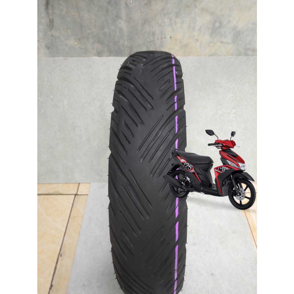 Ban Motor tubeless standar MIO M3 merk FEDERAL ft 293 Belakang ukuran 100/80 , Ring 14