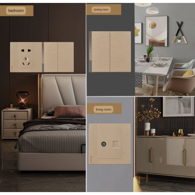 saklar lampu 86 gold 1way