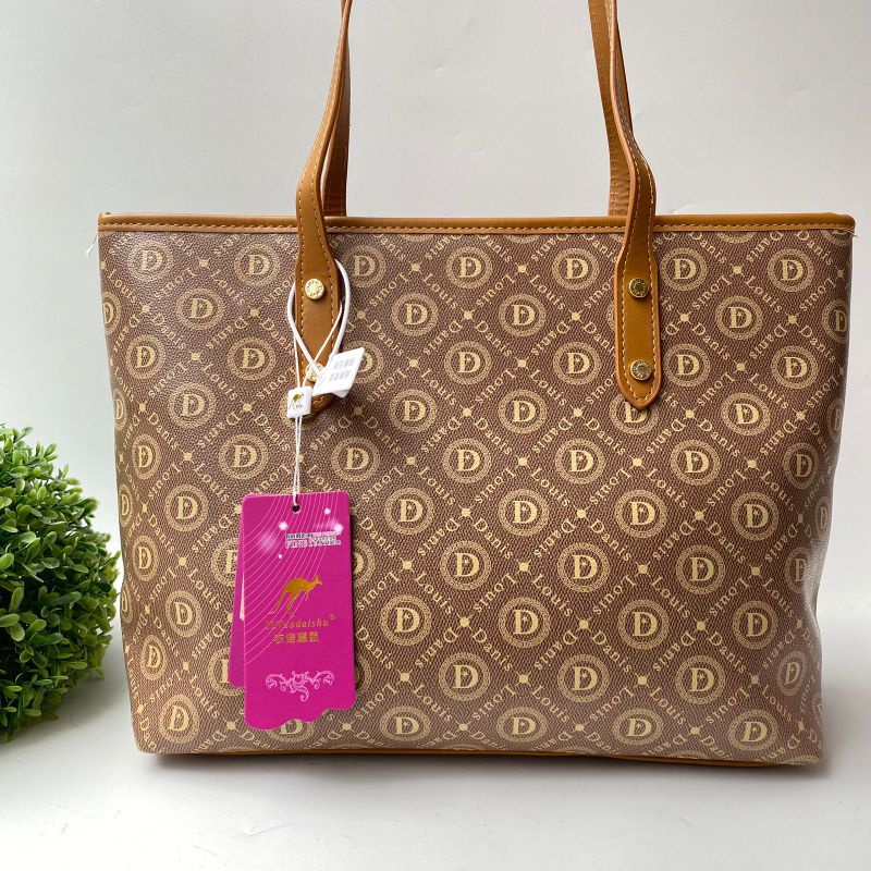 Tas Tote 2sisi Tas Wanita Premium Shoulder Tas Bahu Tas Kerja/Kuliah Jessie3471