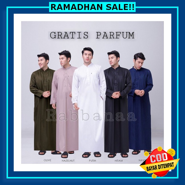 Jubah Gamis Pria [Cod] Maher Zain Jubah Pria Gamis Pria Dewasa Hitam Polos Laki Laki Dewasa Muslim P