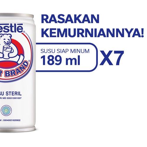 

Grosir BEAR BRAND Susu Kaleng Susu Beruang Susu Steril 189ml 7pcs ORD**