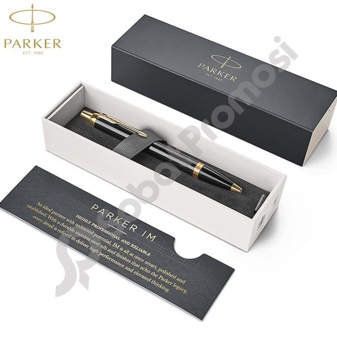 

Parker IM Ballpoint + Free Grafir Nama + Garansi International - Emas
