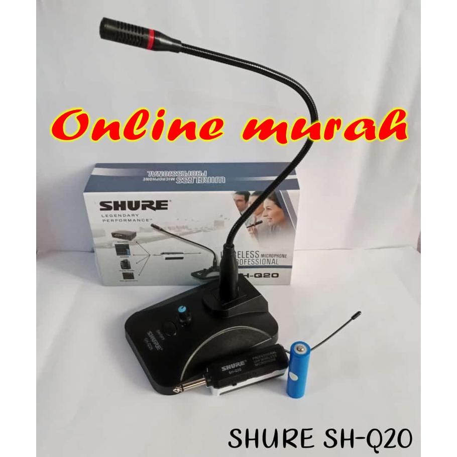 mic wireless shure shq20 shure sh q20 single wireless mic